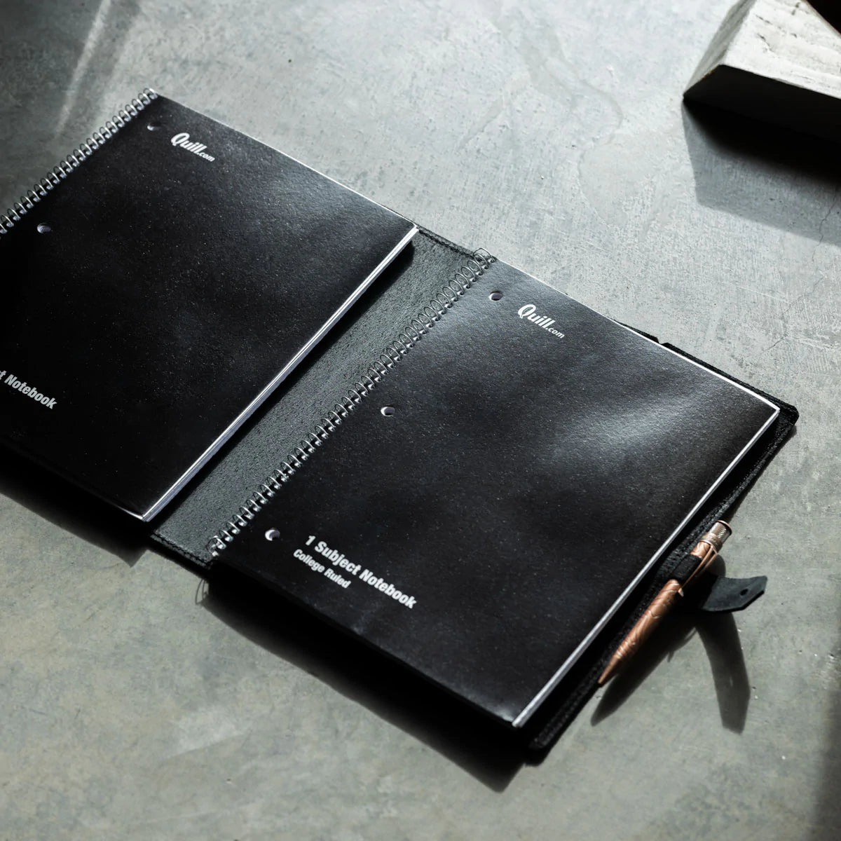 Leather College Notebook Cover