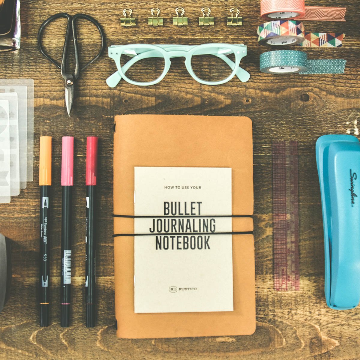 Leather Bullet Journaling Notebook