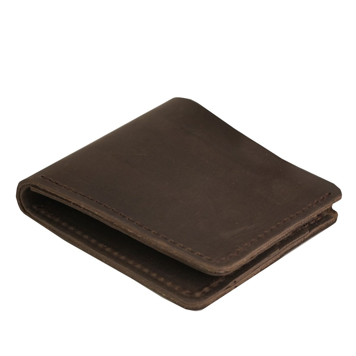Rustico AC0117-0001 Rover Slim Leather Wallet for Unisex, Dark Brown