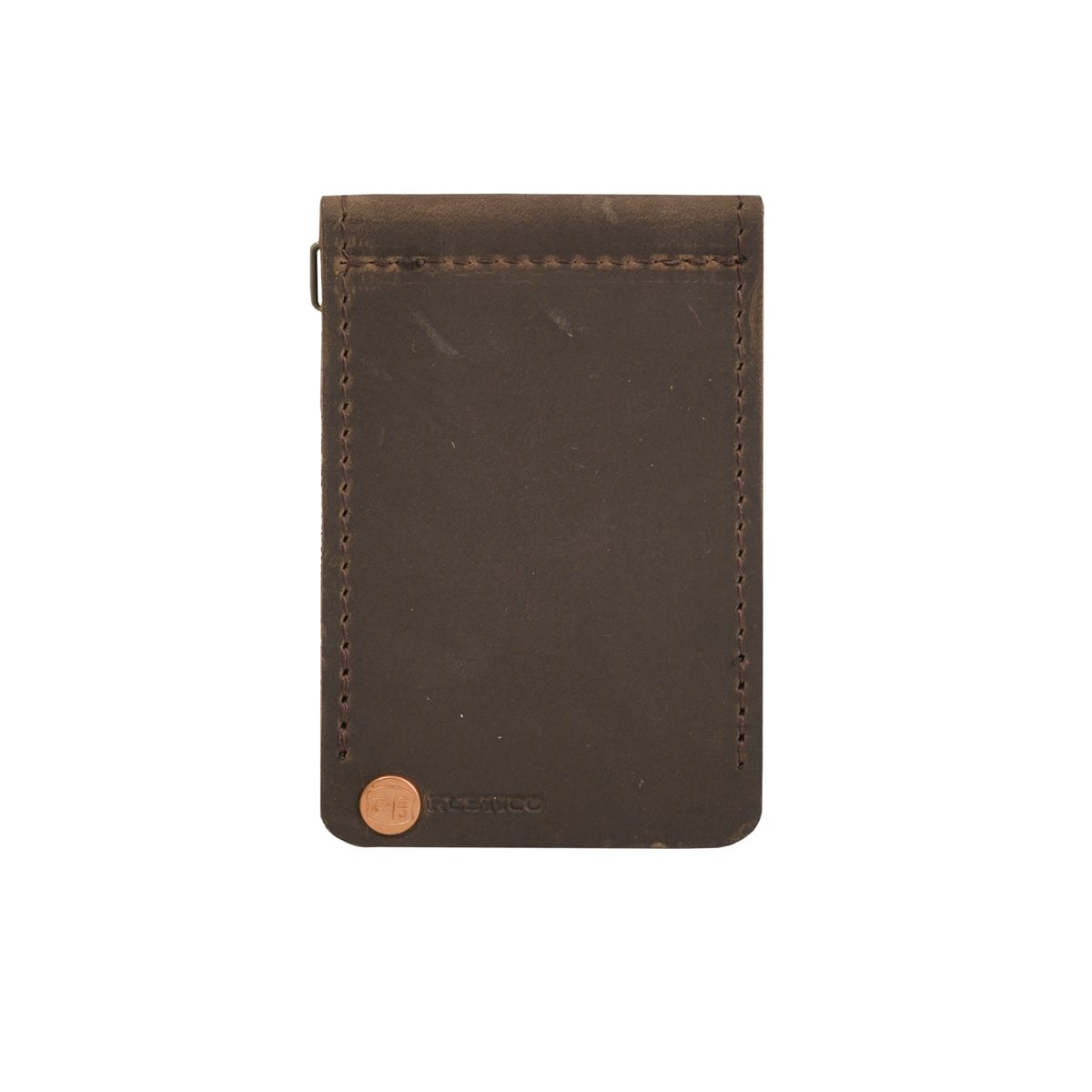 Buy Metro Brown Casual Leather Money Clip Wallet for Men Online At