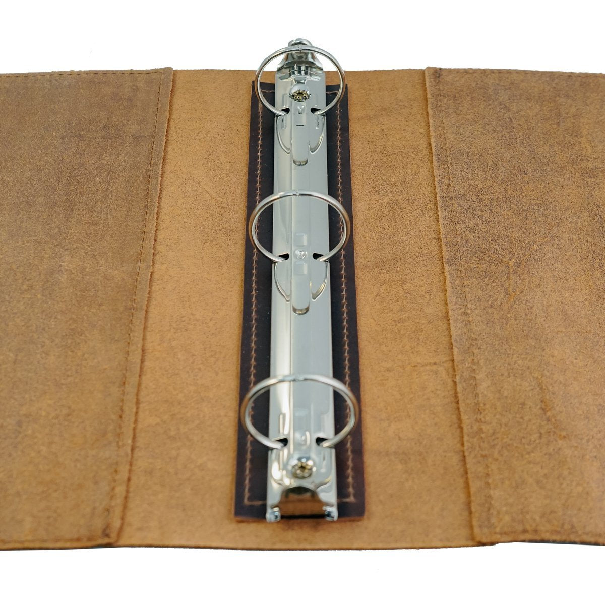 Rustico OF0052-0019 Soft Leather Binder - 5.5'' x 8.5'' in Natural