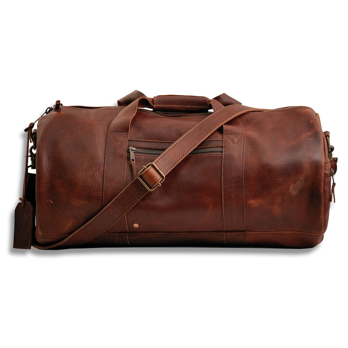 Tahoe Leather Travel Duffle Bag