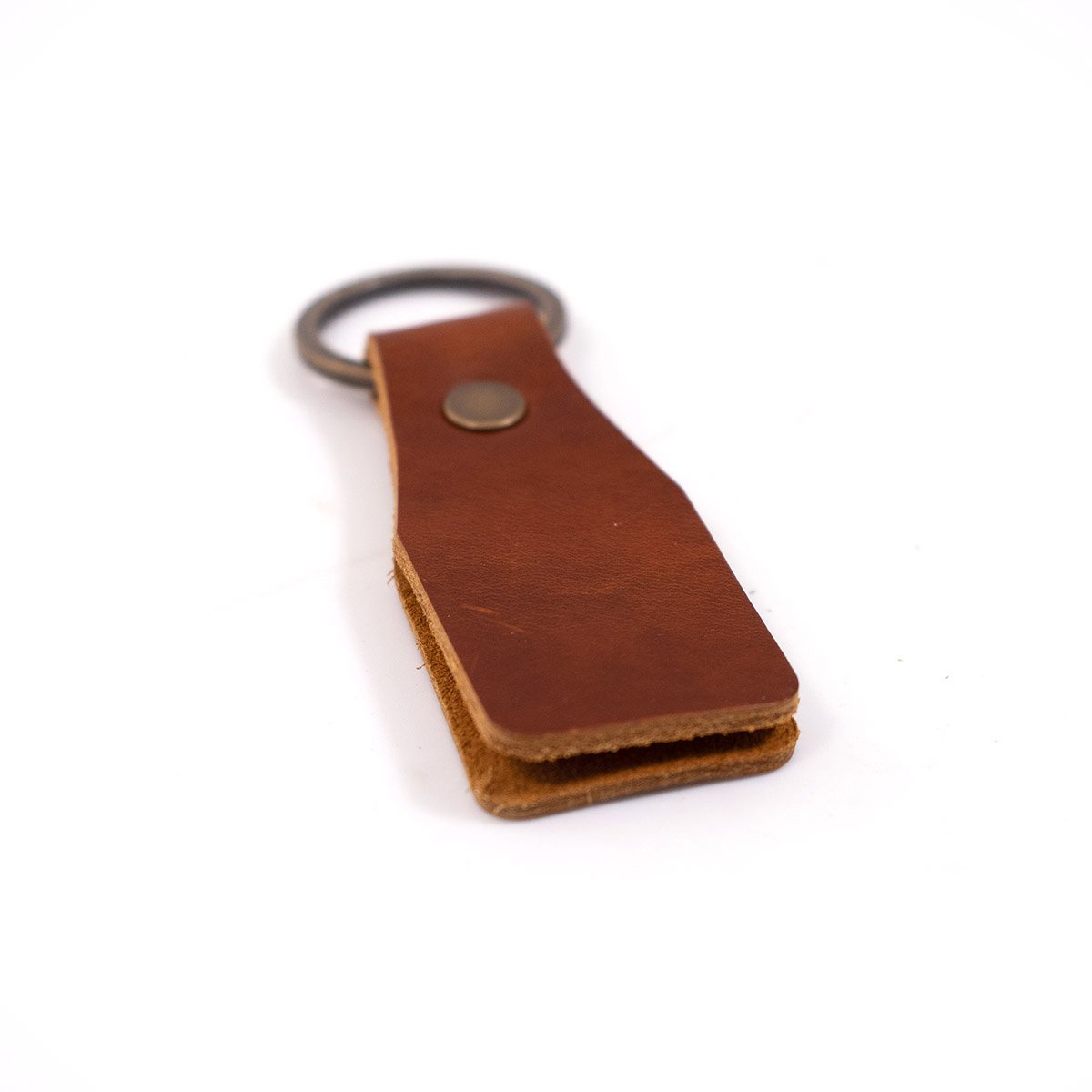 Small Tag Leather Keychain - Great gift – Rustico