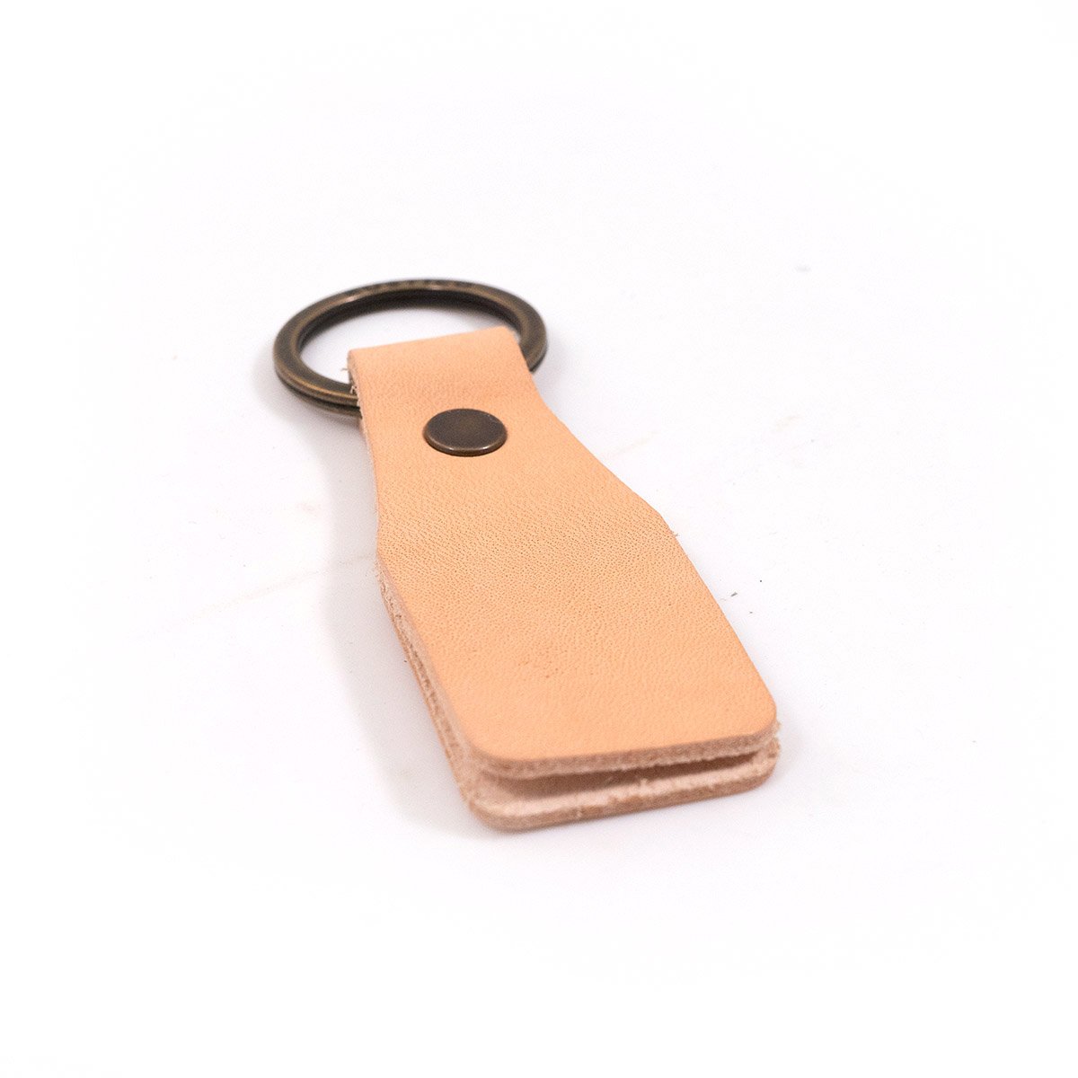 Rustico Loop Leather Keychain in Buckskin AC0131-0005