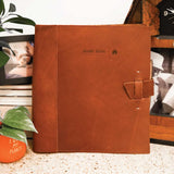 Leather Home Document Binder
