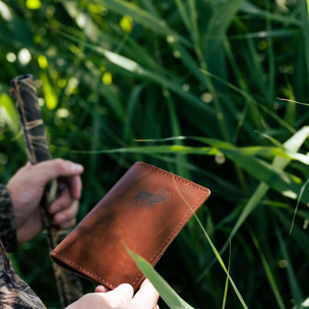 Leather Hunting / Fishing License Holder