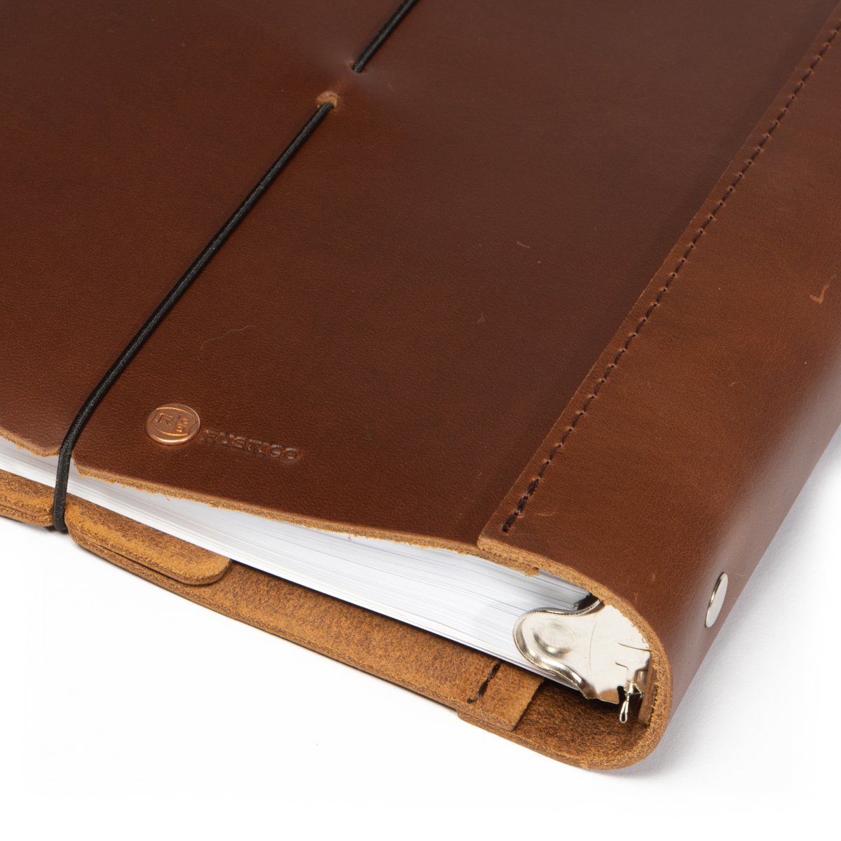 Rustico OF0010-0002 Leather Weekly Task Planner - Small in Saddle