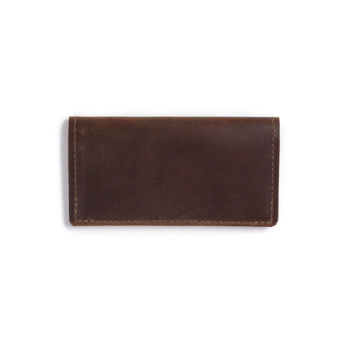 Leather Checkbook Cover browns