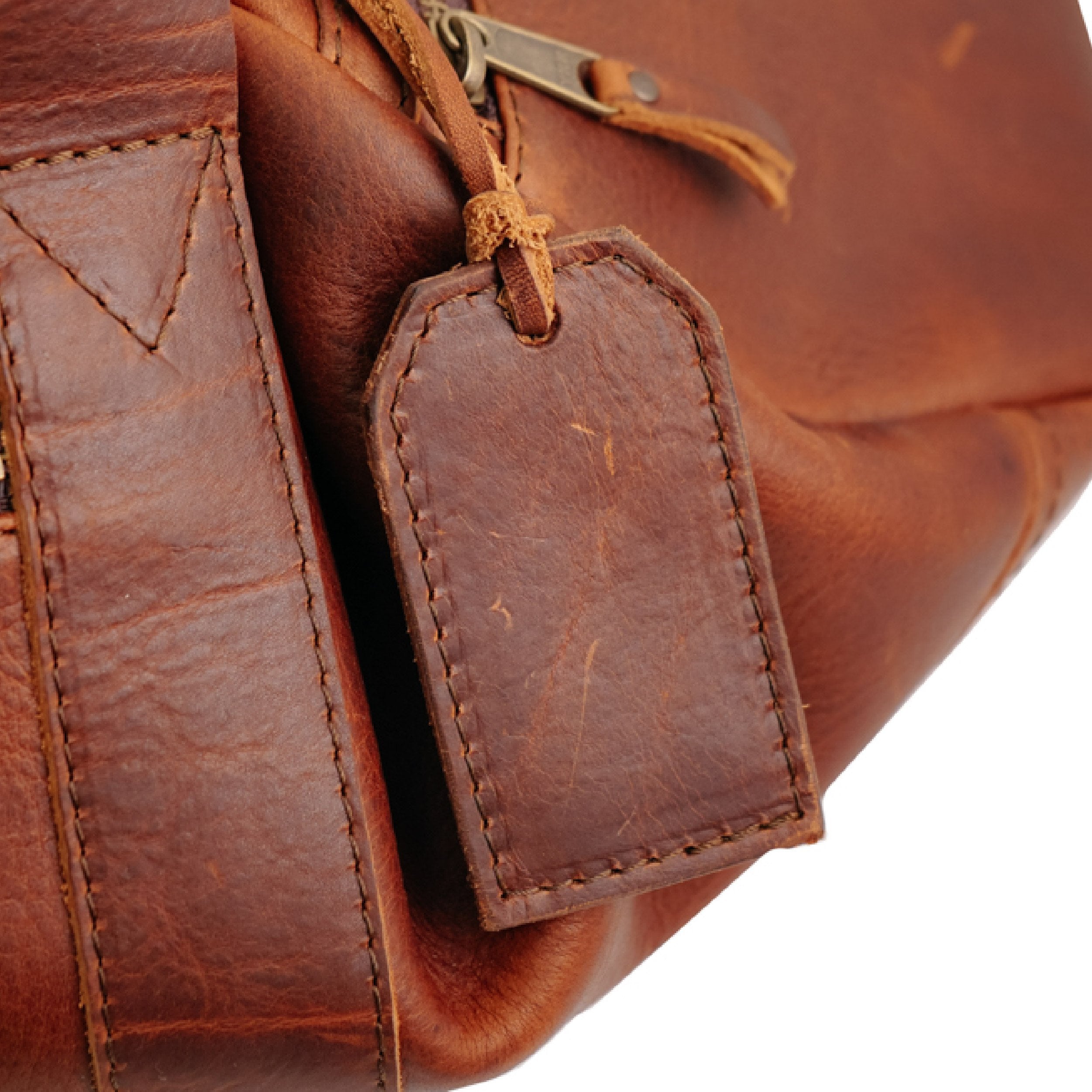 Tahoe Leather Travel Duffle Bag